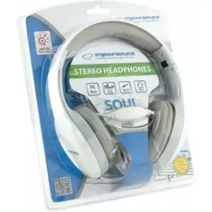 Esperanza EH138W STEREO AUDIO HEADPHONES SOUL WHITE