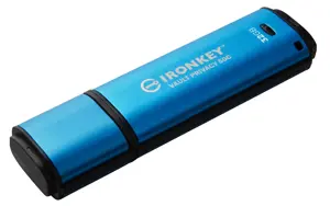 KINGSTON 32GB USB-C IronKey Vault Privacy 50C AES-256 Encrypted FIPS 197