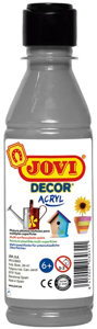 Dekoraciniai dažai JOVI, buteliukas 250 ml, sidabrinė