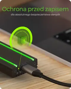 ICY BOX IB-1824ML-C31 USB Type-C korpusas M.2 NVMe SSD - su RGB apšvietimu