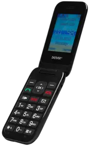Mobilusis telefonas DENVER BAS-24200M, Juoda