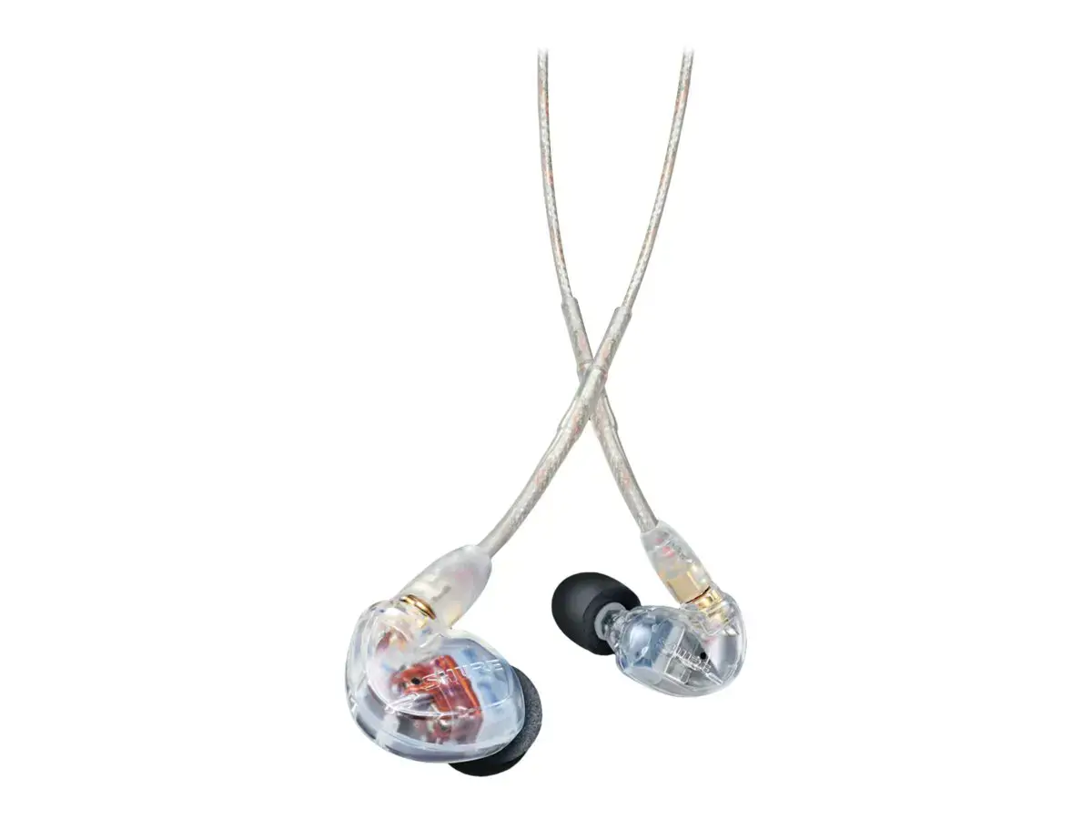 "Shure SE535" ausinės, skaidrios