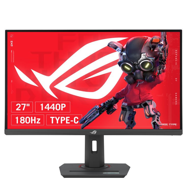 Asus XG27ACMS | 27 " | Fast IPS | QHD | 16:9 | 320 Hz | 1 ms | 2560 x 1440 pixels | 350 cd/m² | HDMI ports quantity 1 | Black