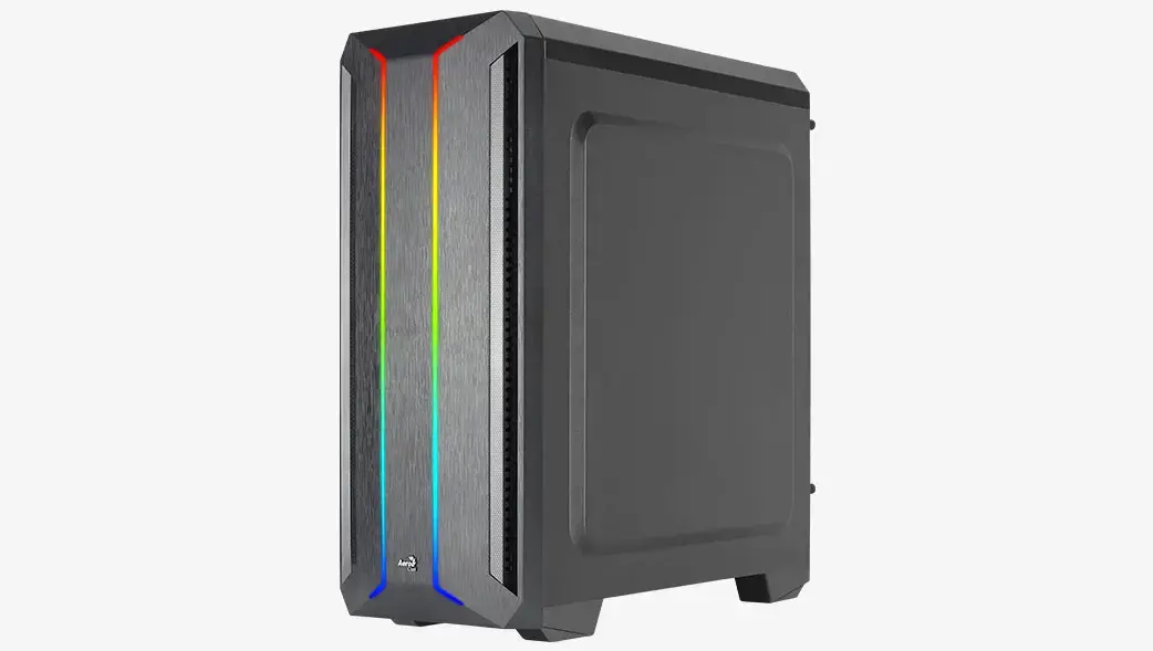 "Aerocool Skyline ARGB", asmeninis kompiuteris, juodas, ATX, micro ATX, Mini-ITX, ABS, SPCC, 15,5 cm, 38 cm
