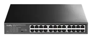 Cudy GS1024 network switch Unmanaged Gigabit Ethernet (10/100/1000) Black