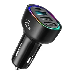 Joyroom 4 Port 45W Car Charger Black (JR-CL09)