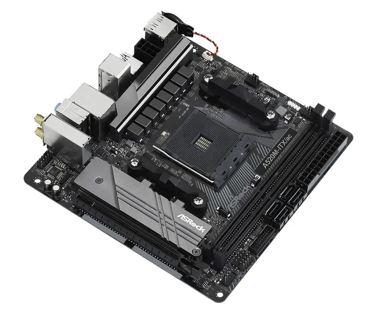 ASROCK A520M-ITX/AC AM4 2xDDR4 mini ITX MB