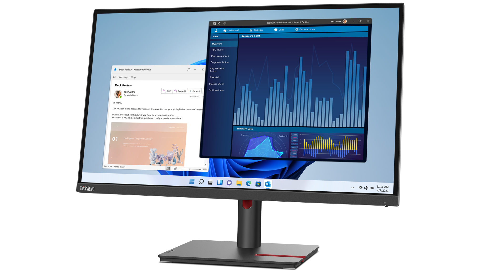 Lenovo ThinkVision T27p-30, 68,6 cm (27"), 3840 x 2160 taškų, 4K Ultra HD, LED, 6 ms, juoda