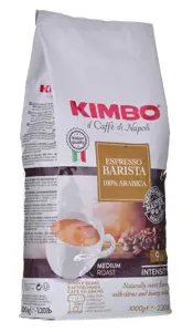 Kawa Kimbo Espresso Barista arabica 100% 1kg grūdinių kultūrų