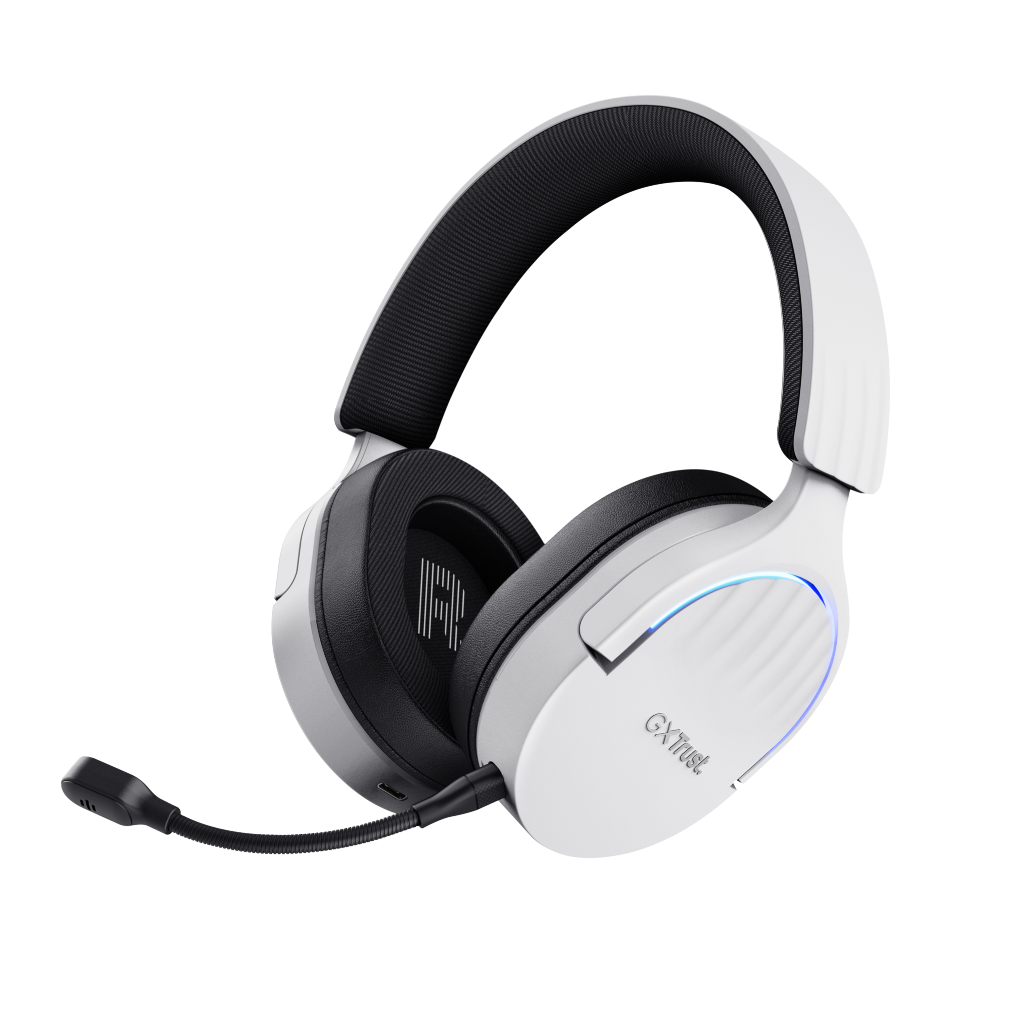Trust GXT 491W FAYZO, Wired & Wireless, Gaming, 20 - 20000 Hz, 290 g, Headset, Black, White