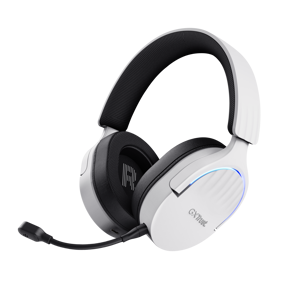 Trust GXT 491W FAYZO, Wired & Wireless, Gaming, 20 - 20000 Hz, 290 g, Headset, Black, White