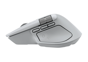 Logitech MX Master 4 for MAC Belaidė pelė RF Wireless + Bluetooth, 8000 DPI, White Silver