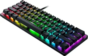 "Razer" mini žaidimų klaviatūra "Huntsman V3 Pro" laidinė šiaurietiška analoginė optinė juoda