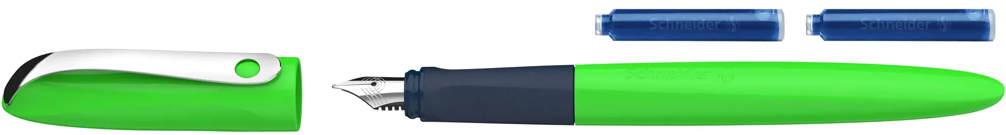 Plunksnakotis SCHNEIDER Wavy A, dešiniarankiams ir kairiarankiams, įvairių sp. blisteryje