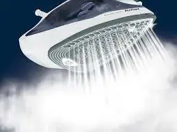 Tefal Express Steam FV2837, Dry & Steam iron, Cerilium soleplate, 1.9 m, 165 g/min, Blue, Grey, White, 35 g/min