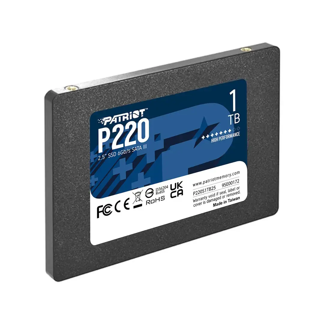 SSD diskas PATRIOT MEMORY P220S1TB25 1000 GB, 2.5", Serial ATA III