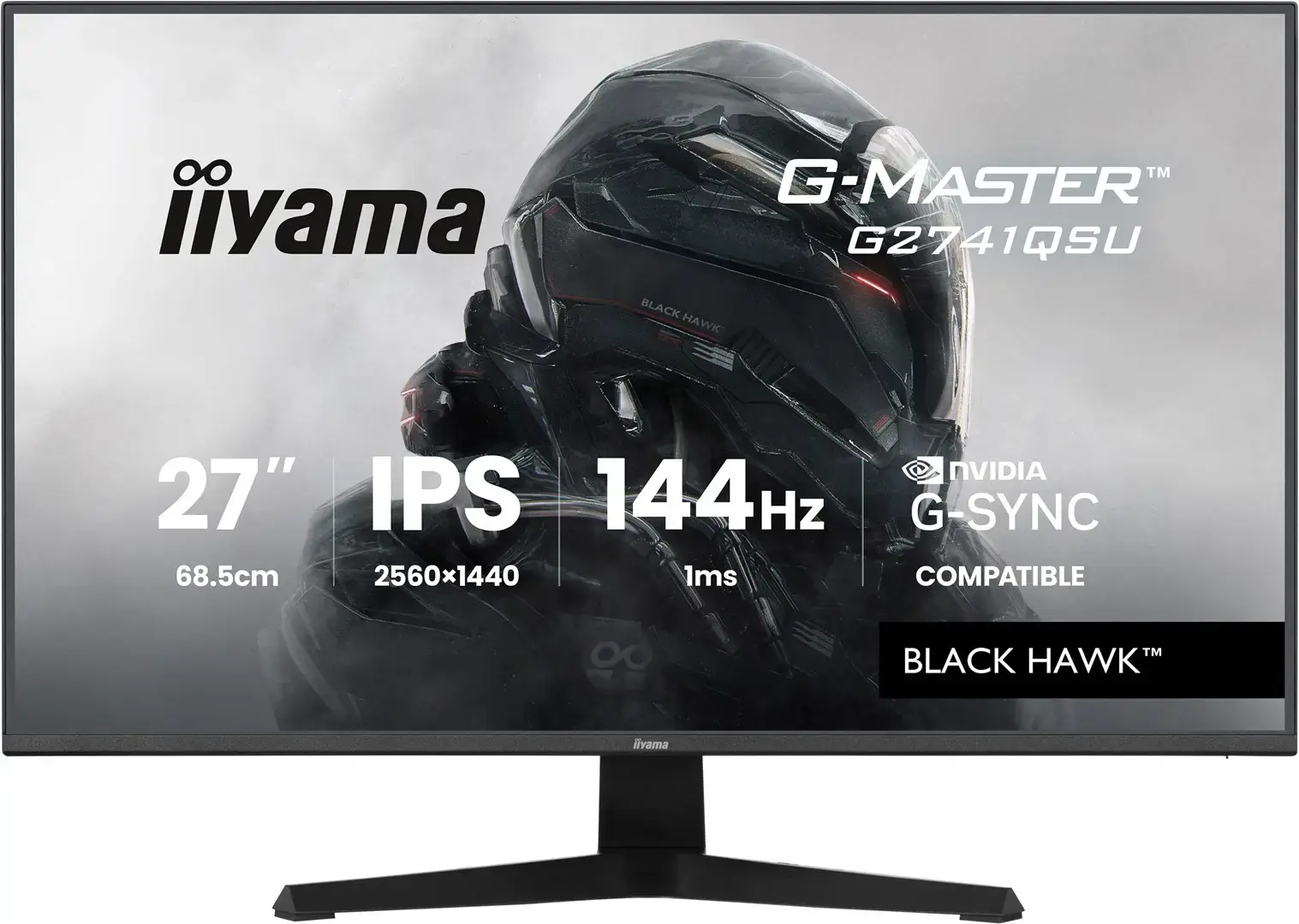 iiyama G-MASTER G2741QSU-B1 computer monitor 68.6 cm (27") 2560 x 1440 pixels Black