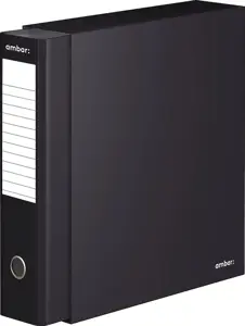 A4 L/Arch File+Box Black