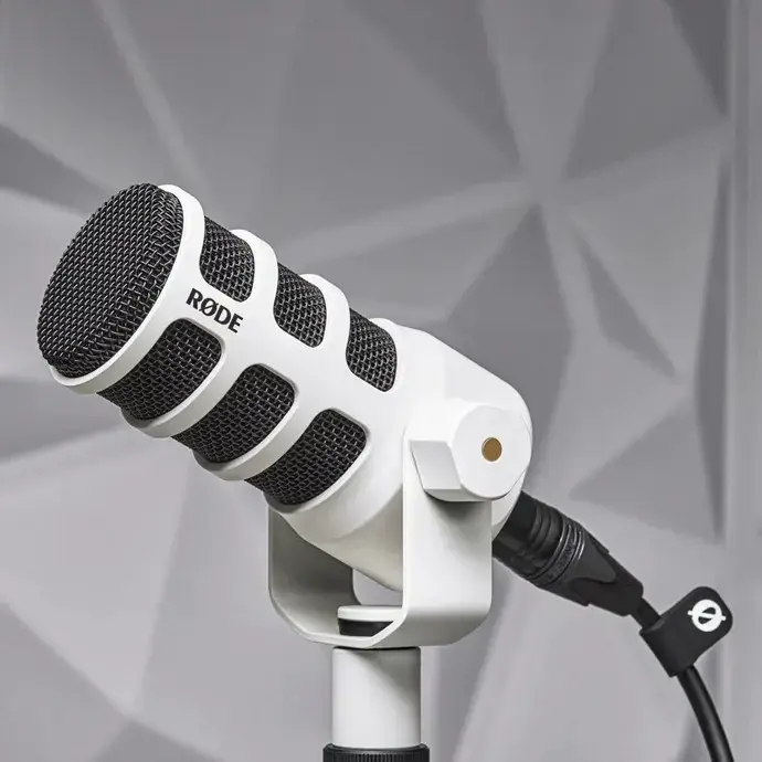 Rode microphone PodMic, white