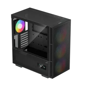"DeepCool CH560 DIGITAL", "Midi Tower", Kompiuteris, Juoda, ATX, EATX, "micro ATX", Mini-ITX, ABS, Plienas, Grūdintas stiklas, Multi