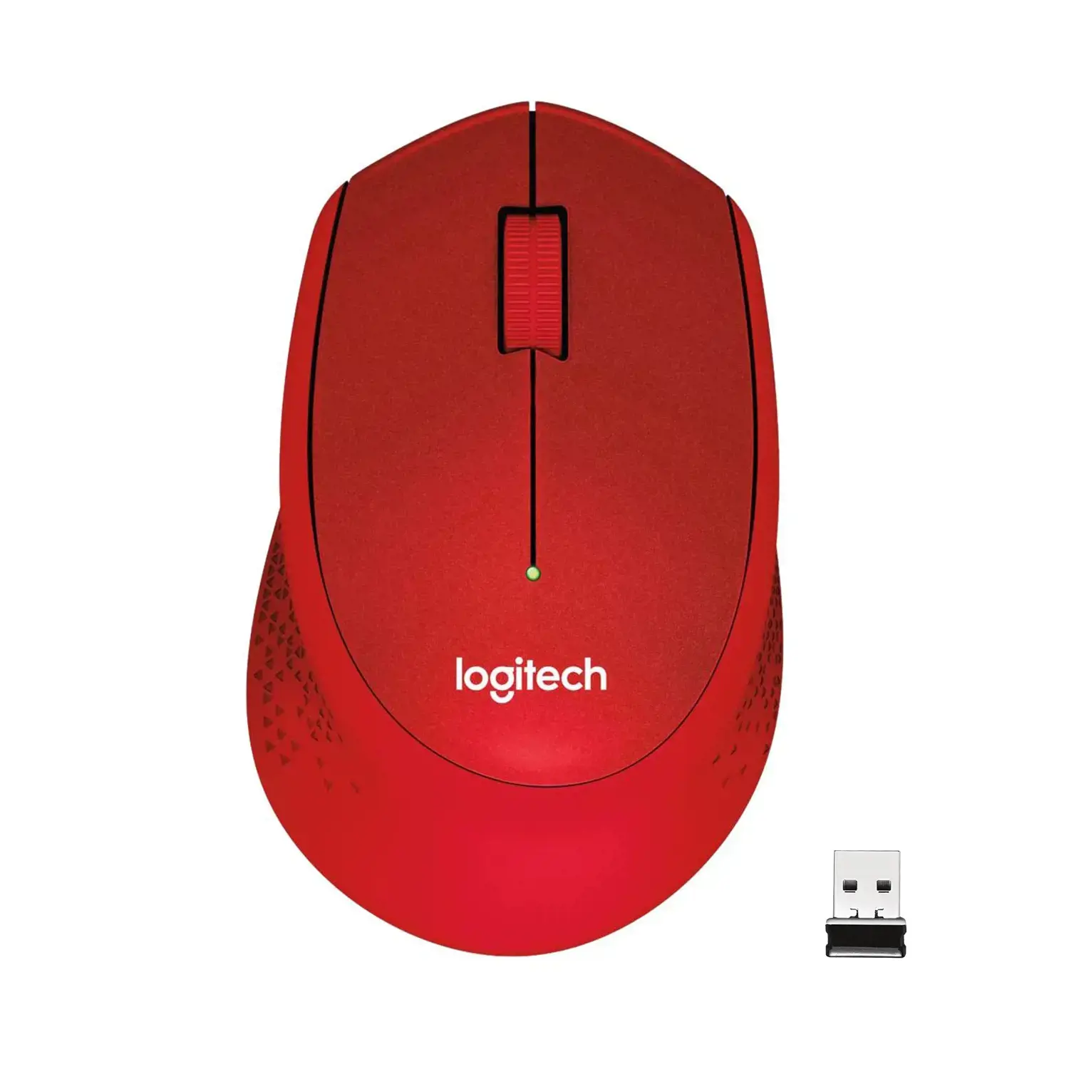 LOGITECH M330 Silent Plus Red - 2,4 GHz - EMEA