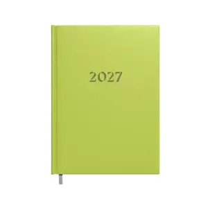 Darbo knyga-kalendorius 2027m. A5 šv.žalia sp.