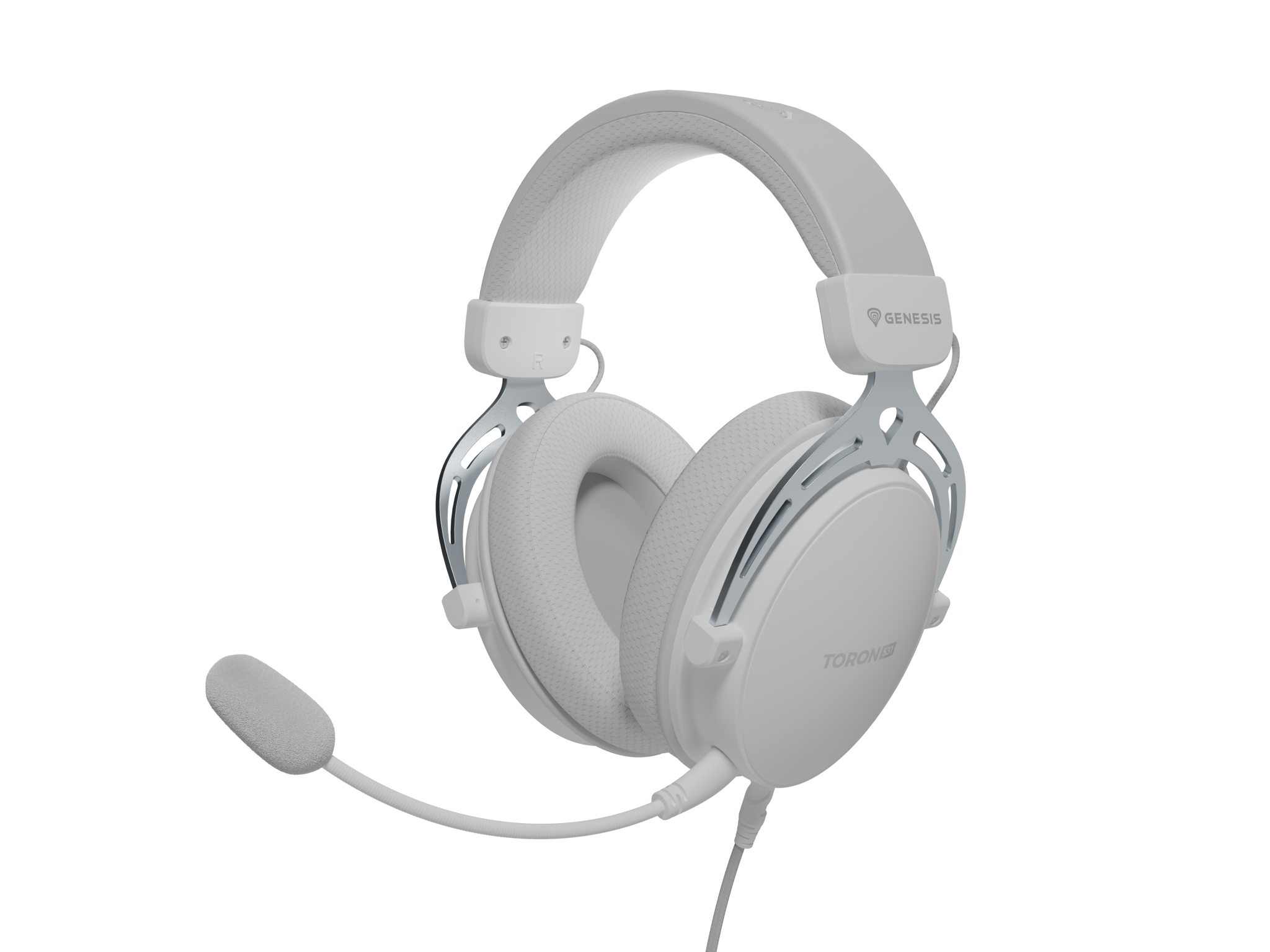 Genesis Gaming Headset | Toron 531 | Wired | Over-Ear | Microphone | White