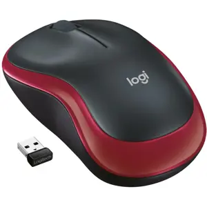 LOGITECH M185 belaidė pelė - raudona - EWR2