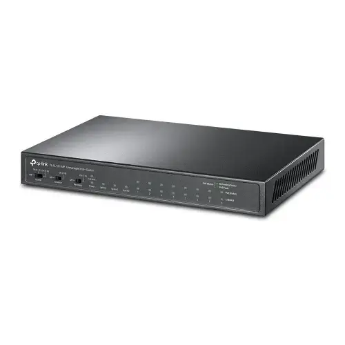 "TP-Link" 8 prievadų 10/100Mbps + 3 prievadų Gigabitinis stalinis komutatorius su 8 prievadais PoE+, nevaldomas, Fast Ethernet (10/100), maitinimas per Ethernet (PoE)