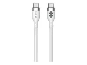 Hyper 1.5m Silicone USB-C to USB-C 60W Charging Cable - White | Hyper