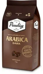 Kavos pupelės PAULIG Arabica,  Dark 1 kg