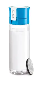 "Brita Fill&amp;Go" mėlynas filtravimo buteliukas + 4 "MicroDisc" filtrai