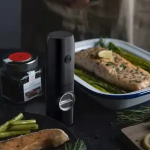 PROMIS Set of pepper and salt mills with stand MP35X2