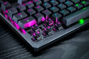 "Razer" žaidimų klaviatūra "Huntsman V3 Pro Tenkeyless Wired Nordic Analog Optical" juoda
