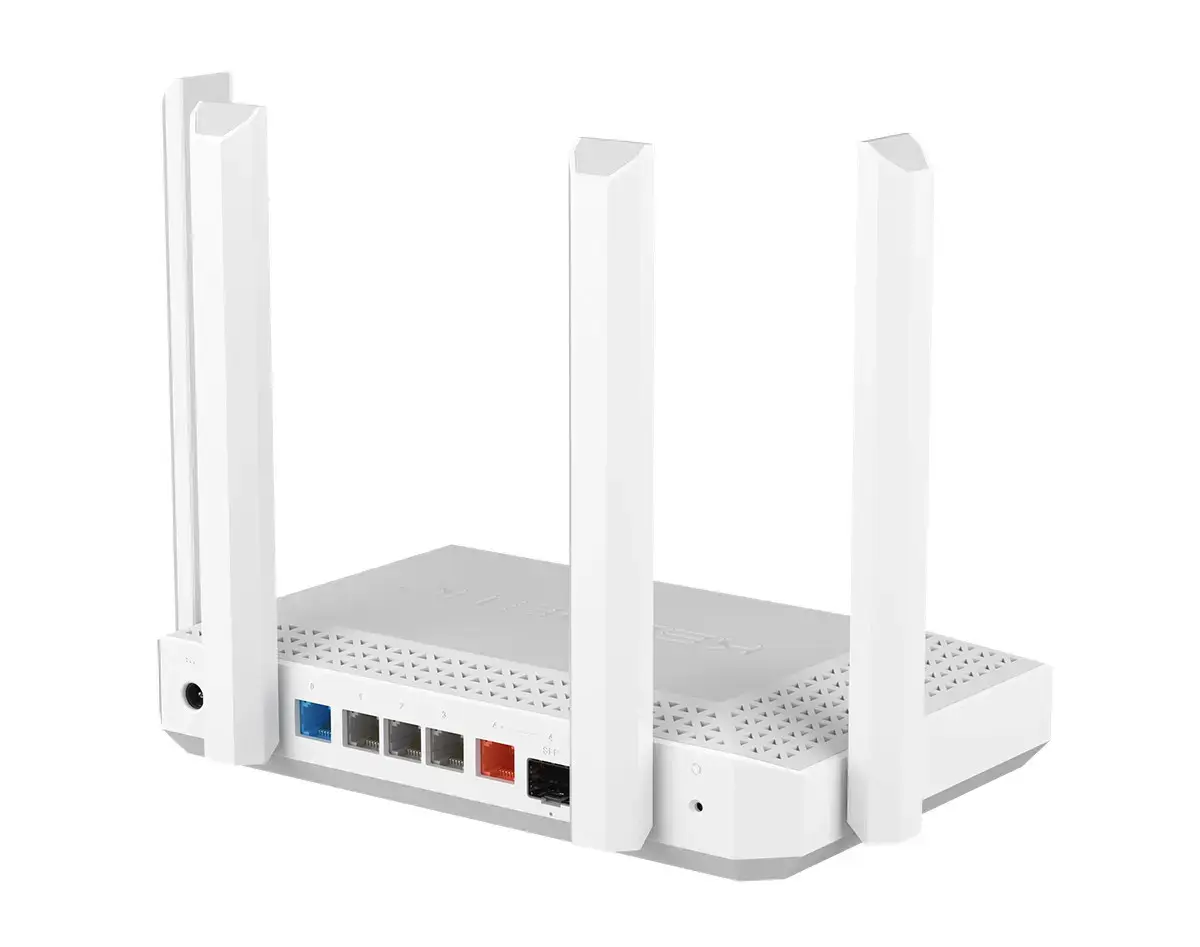 Keenetic Hero (KN-1012) AX3000 Mesh Wi-Fi 6 Multi-Gigabit Router with a 4-Port Gigabit and 1-Port 2.5 Gigabit Smart Switch, SFP Combo Port, USB 2.0 and USB 3.0 Ports