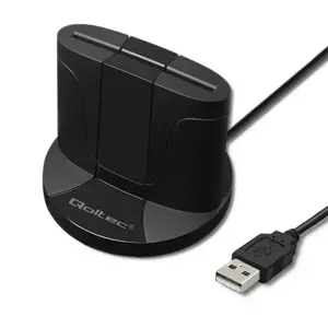 QOLTEC 50632 Išmanusis išmaniųjų ID kortelių skaitytuvas SCR0632 C tipo USB