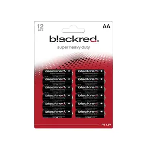 Camelion Blackred R06-BP12 AA/R06, labai sunkus, 12 vnt.