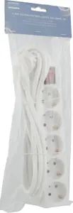 5 lizdų ilgiklis NORDIC QUALITY su jungikliu ir įžeminimu, 3m / 322145