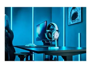 "Razer" ausinės "BlackShark V2 Pro" su įmontuotu mikrofonu, baltos spalvos, ausinės, belaidės