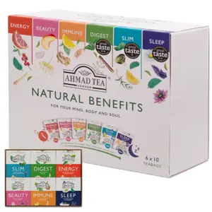 Ahmad Tea Įvairių rūšių ir žolelių užpilų rinkinys, 6x10 pak.