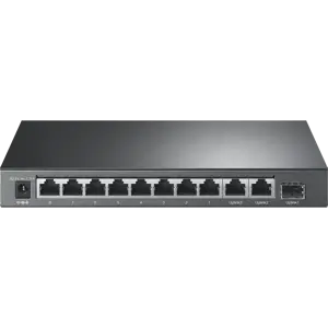 "TP-Link" 8 prievadų 10/100Mbps + 3 prievadų Gigabitinis stalinis komutatorius su 8 PoE+ prievadais, Fast Ethernet (10/100), maitinimas per Ethernet (PoE)