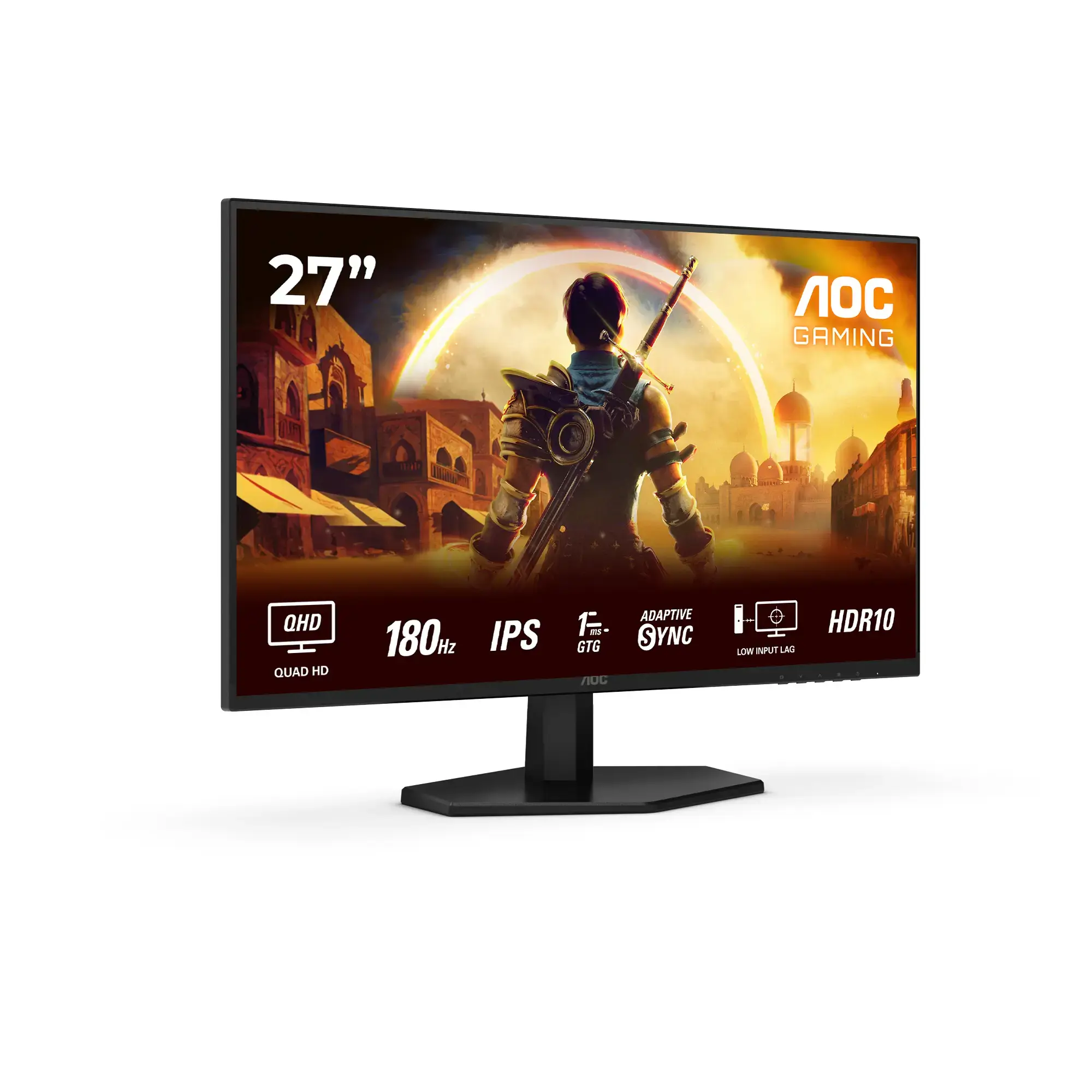 AOC | Q27G42XE | 27 " | IPS | QHD | 16:9 | 180 Hz | 1 ms | 2560 x 1440 pixels | 300 cd/m² | HDMI ports quantity 2 | Black