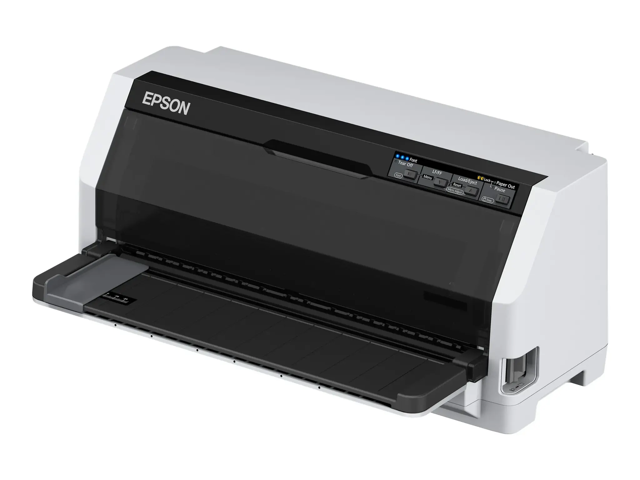 "Epson LQ-780", 487 cps, 360 x 180 DPI, 487 cps, 366 cps, 6 kopijos, CODABAR (NW-7), Code 128 (A/B/C), Code 39, EAN13, EAN8, Industrial 2/5, Interleaved 2/5, Matrix...