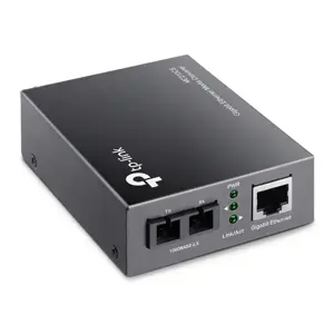 "TP-Link" gigabitinis vieno režimo laikmenos keitiklis, 1000 Mbit/s, IEEE 802.1ab, IEEE 802.3x, IEEE 802.3z, Gigabit Ethernet, 1000 Mbit/s, SC, laidinis
