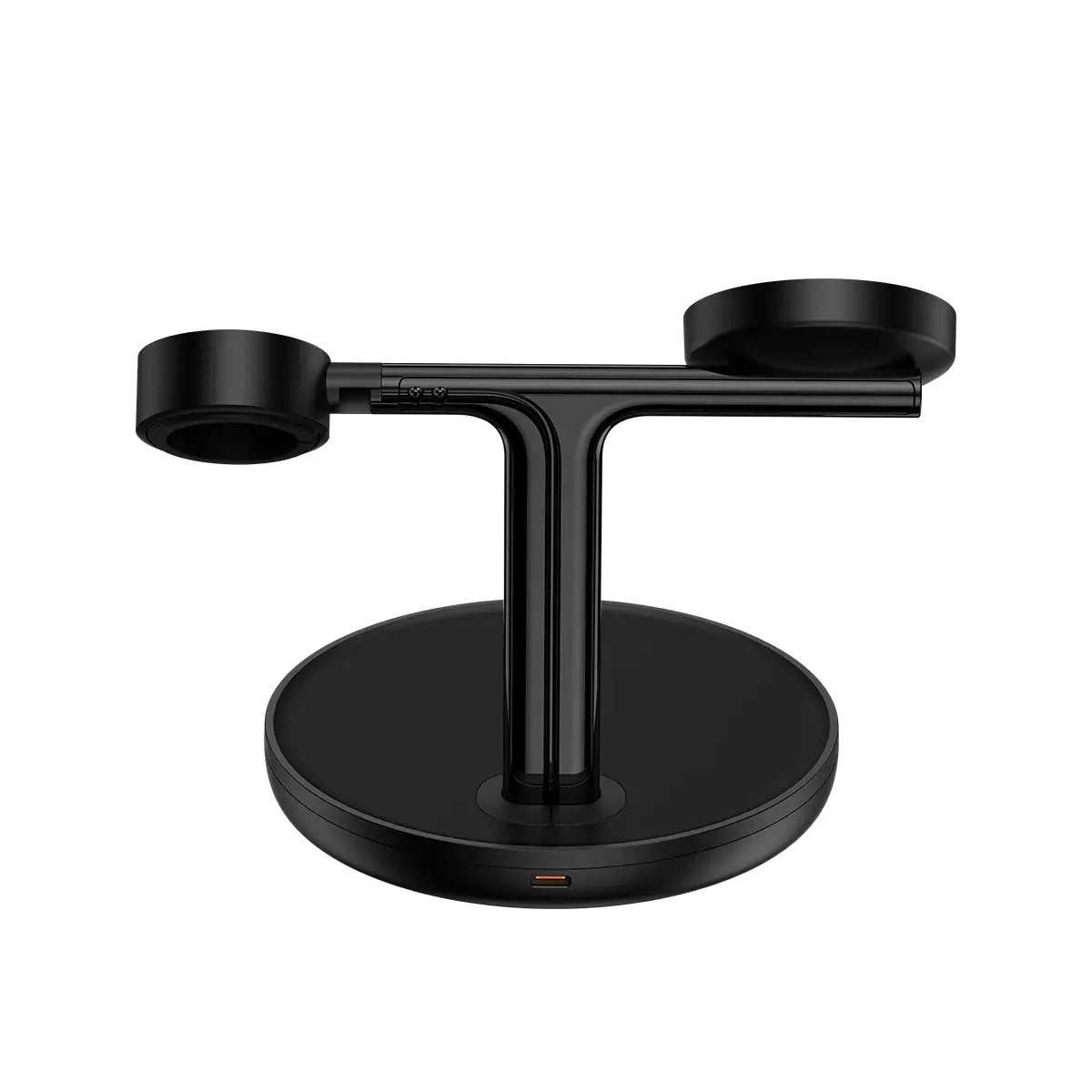 Baseus Swan stand 3in1 magnetic charger with USB Type C cable 1m black (WXTE000101)
