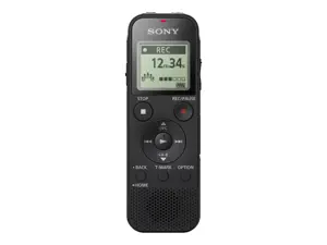 "Sony ICD-PX470", 159 h, linijinė impulsinė kodinė moduliacija (LPCM), LPCM, MP3, WMA, 50 - 20000 Hz, 48 - 192 Kbit/s, 4096 MB