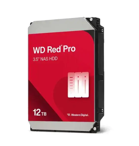 Western Digital Red Pro internal hard drive 12 TB 7200 RPM 512 MB 3.5" Serial ATA III