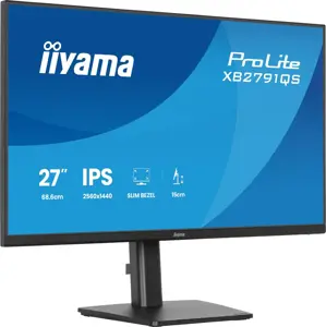 iiyama ProLite XB2791QS-B1 computer monitor 68.6 cm (27") 2560 x 1440 pixels Quad HD LED Black