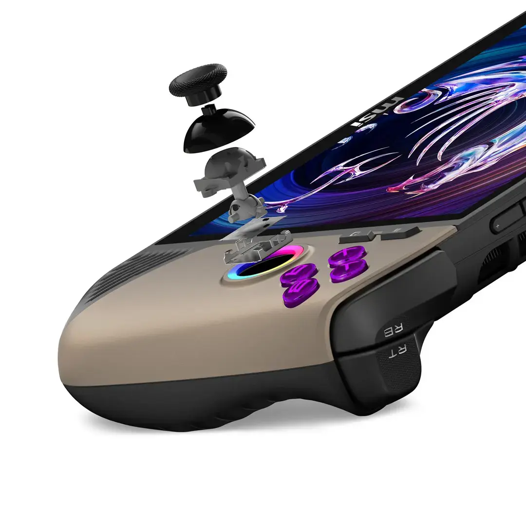 MSI Claw 8 AI+ A2VM-037PL portable game console 20.3 cm (8") 1 TB Touchscreen Wi-Fi Beige