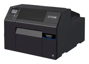 Epson ColorWorks D6500Ae, Thermal transfer, 1200 x 1200 DPI, 85 mm/sec, Colour, Wired, Black